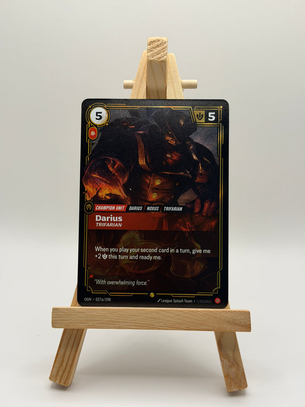 Darius, Trifarian (V.2 - Showcase)