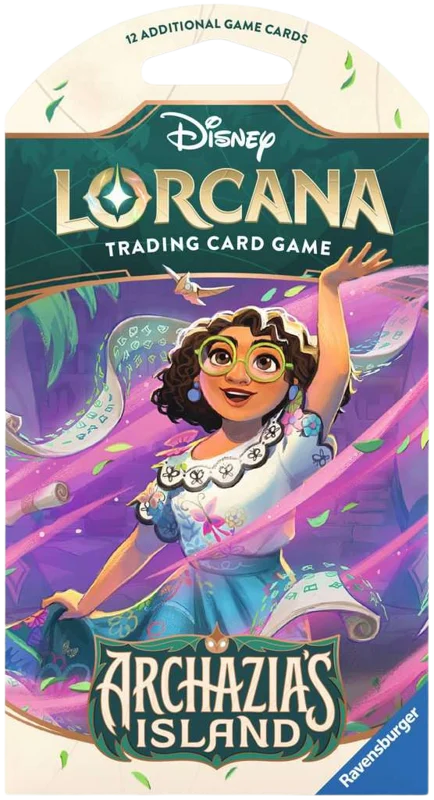 Disney Lorcana Archazia's Island Sleeved Booster Pack