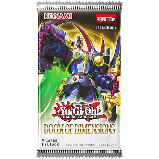 Yu-Gi-Oh! Sealed Booster Pack Doom of Dimension