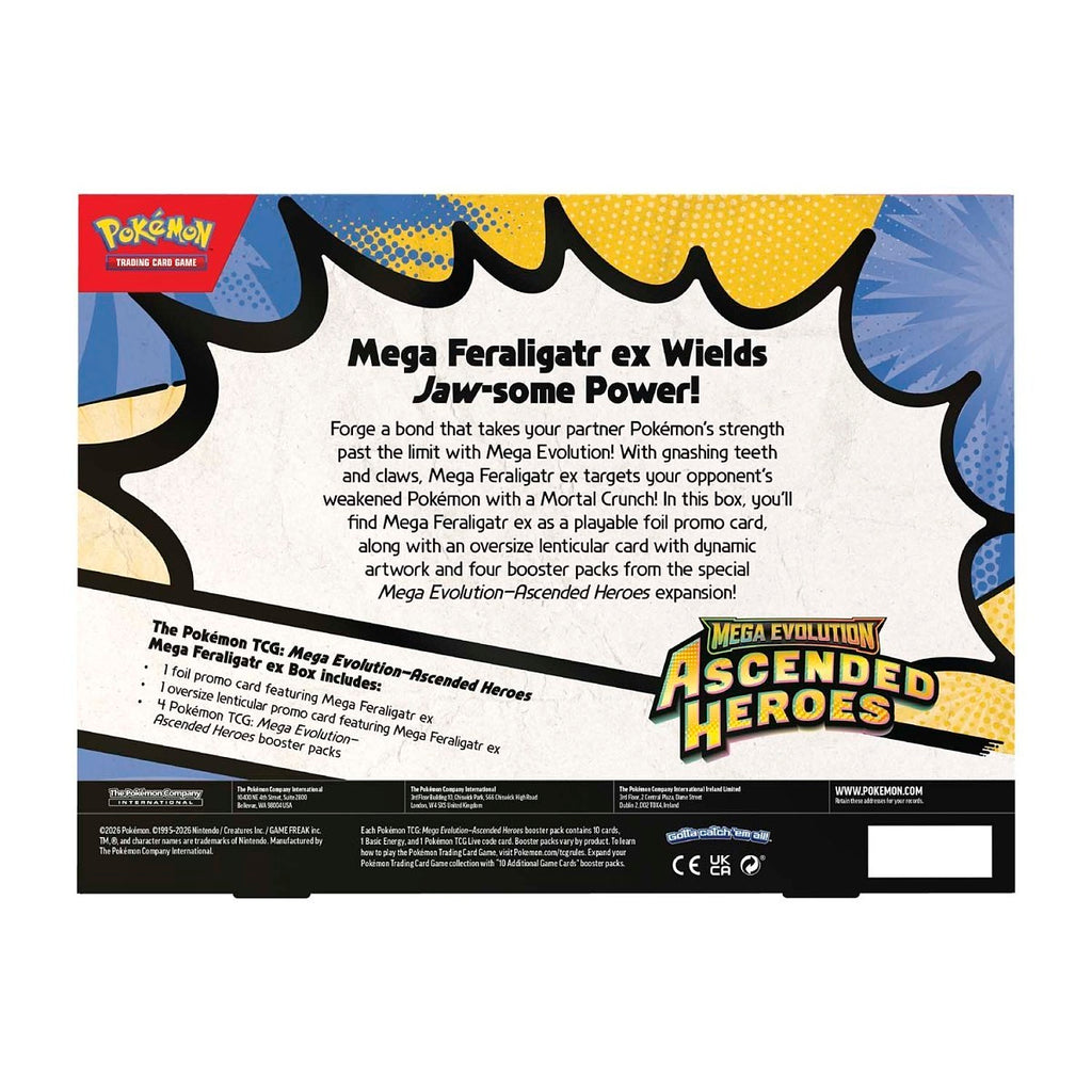 Pokémon TCG: Mega Evolution-Ascended Heroes Mega Feraligatr ex Box