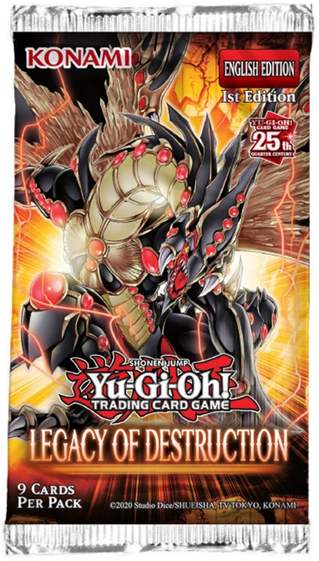 Yu-Gi-Oh! Sealed Booster Pack Legacy Of Destruction
