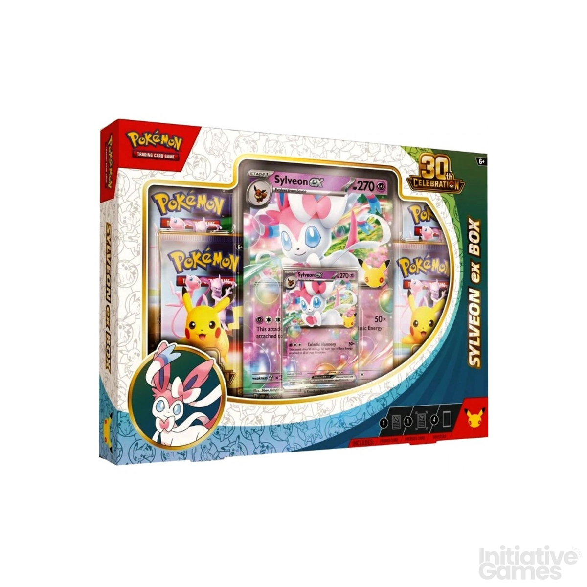 Pokemon 30th Celebration Sylveon ex Box